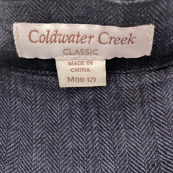 COLDWATER CREEK LINEN BLAZER - Picture 4 of 5